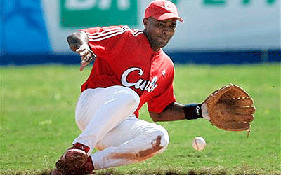 Pelotero cubano Eduardo Paret.