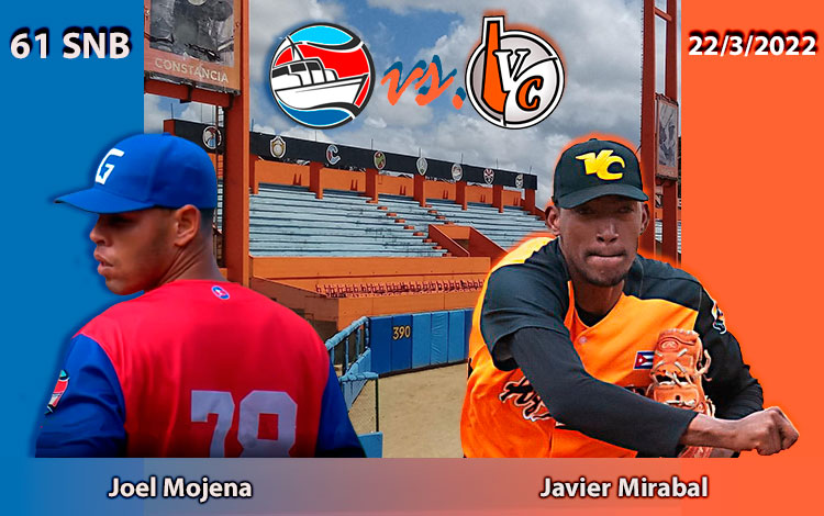 Abridores del primer juego entre Villa Clara y Granma en la 61 Serie Nacional de Béisbol.