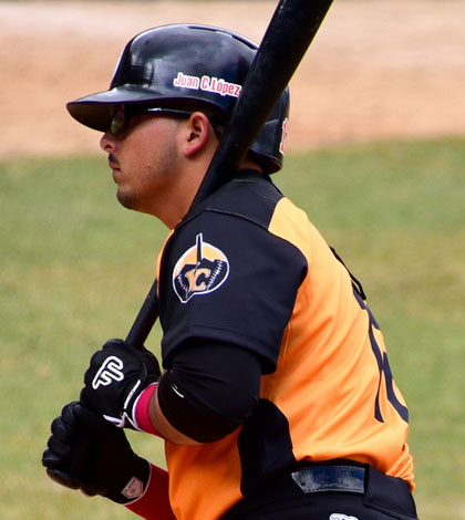 Juan Carlos López, pelotero del equipo Villa Clara de béisbol.