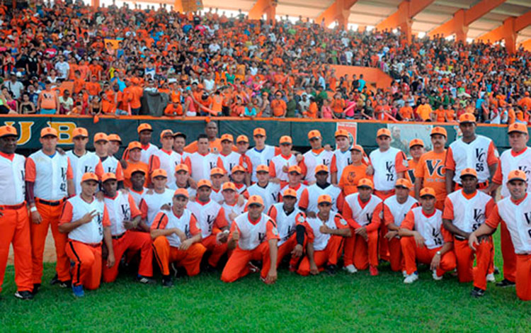 Villa Clara, equipo campeón de la Serie Nacional de Béisbol de Cuba en 2013.