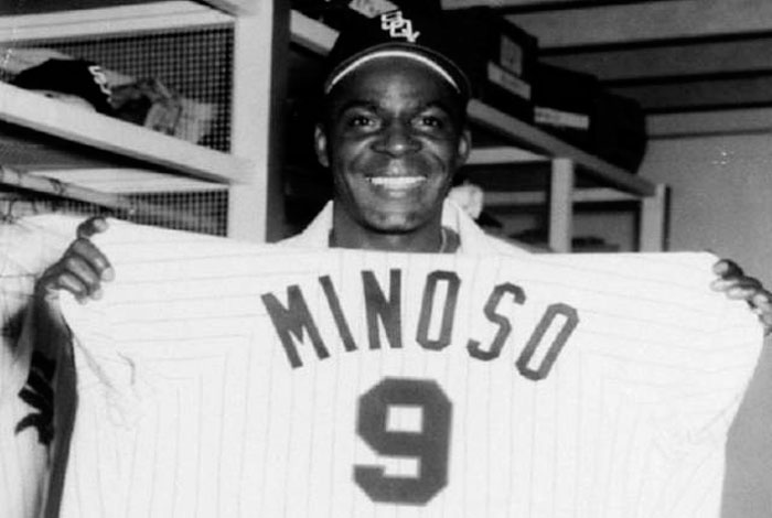 Orestes Miñoso, pelotero cubano en Grandes Ligas.