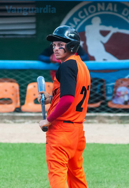 Randy Alonso, pelotero de Villa Clara Sub-23 de béisbol.