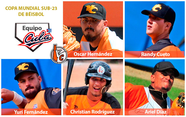 Villaclareños en el equipo Cuba a la Copa Mundial Sub-23 de Béisbol.