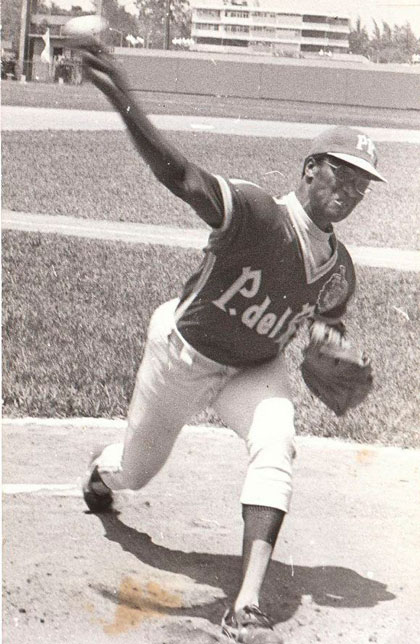 Julio Romero, lanzador del béisbol cubano.