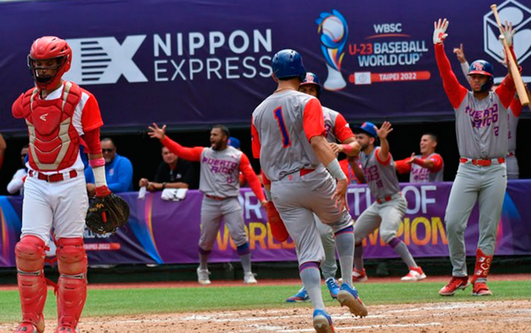 Cuba cae, 5-0, contra Puerto Rico en la Copa Mundial Sub-23 de Béisbol.