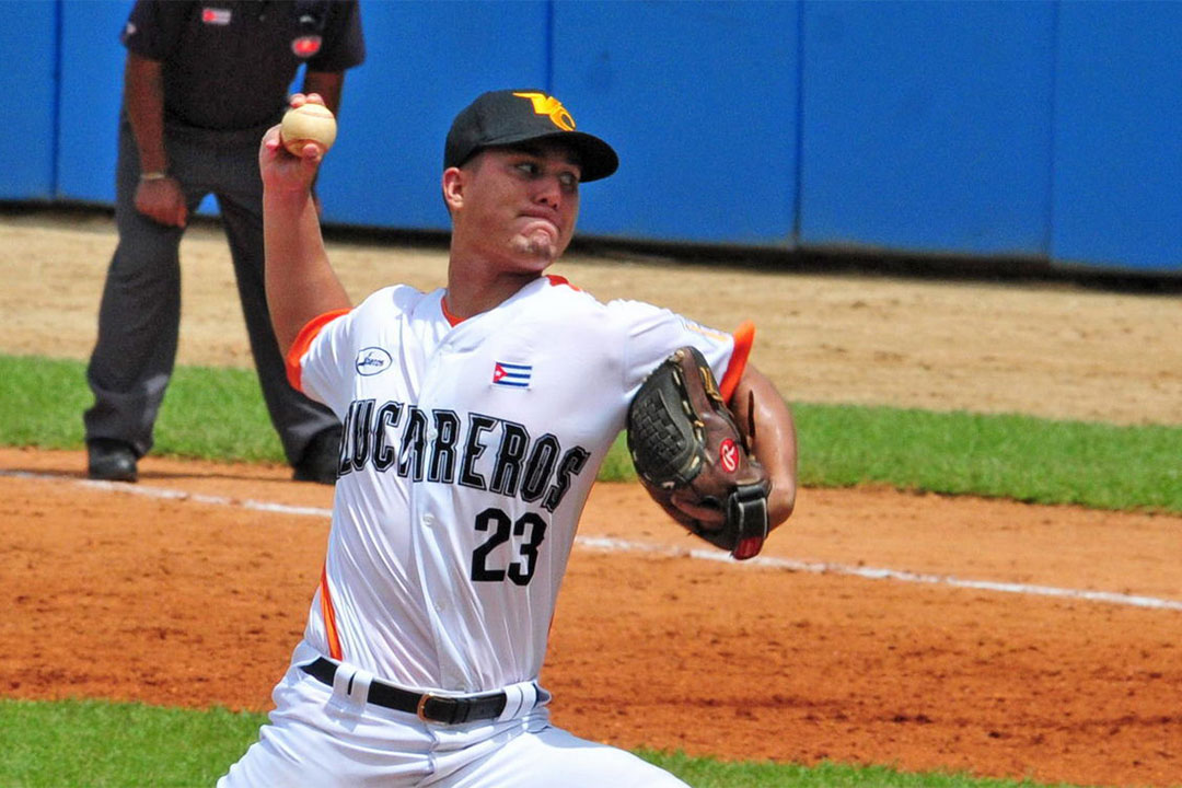 Randy Cueto Pérez, lanzador de Villa Clara.