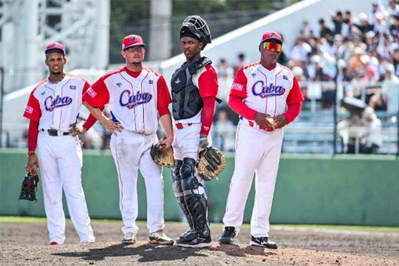Cuba pierde con Japón.