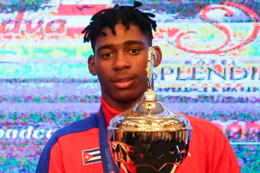 Yurisniel Abreu, boxeador juvenil de Villa Clara.