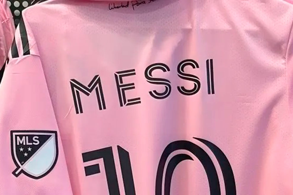 Camiseta de Messi del Inter de Miami.