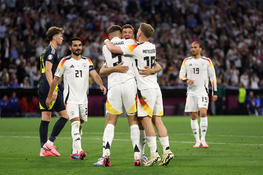 Alemania goleó, 5-1, a Escocia en el partido inaugural de la Eurocopa 2024.