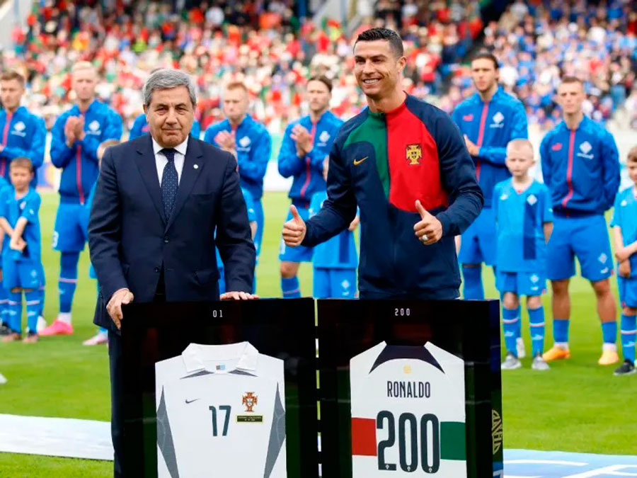 Cristiano Ronaldo impone récord de 200 partidos con una selección.