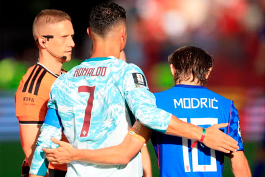 Crisriano Ronaldo y Luka Modric.