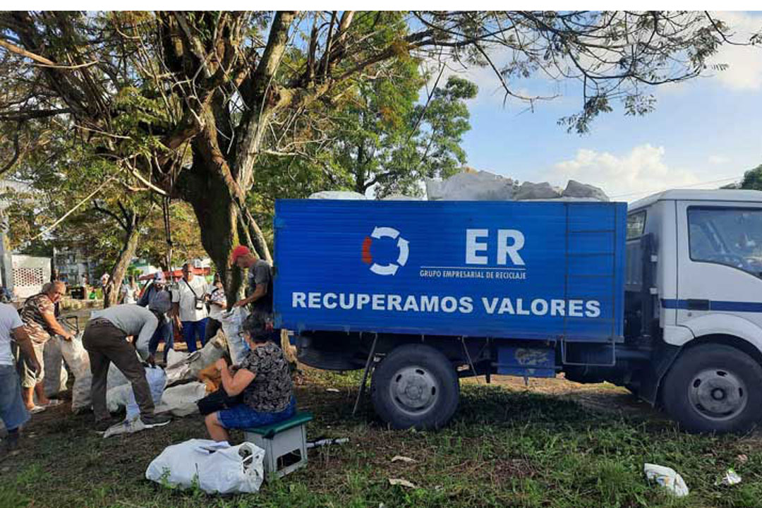 Recuperando materias primas en el barrio