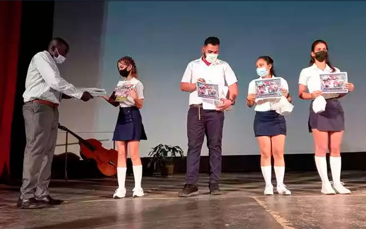 Graduación de la Escuela Pedagógica Manuel Ascunce Domenech, de Villa Clara.