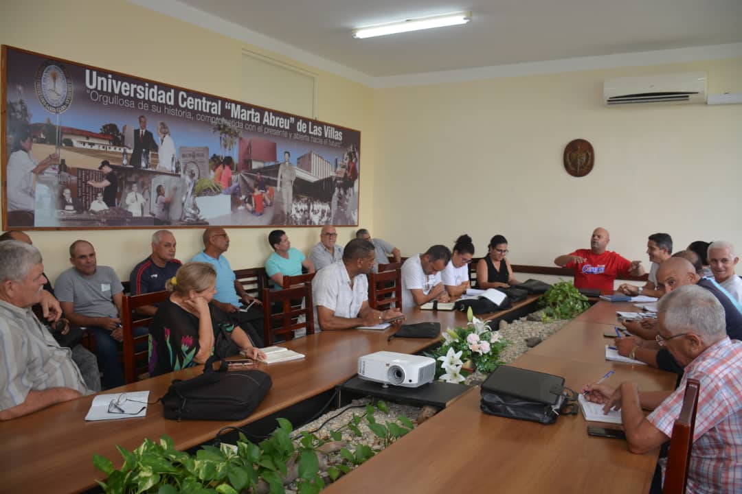 Encuentro del Partido y el Gobierno en Villa Clara con la UCLV.