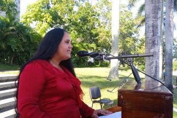 Laura Betriz García, presidenta de la OJM en Villa Clara.