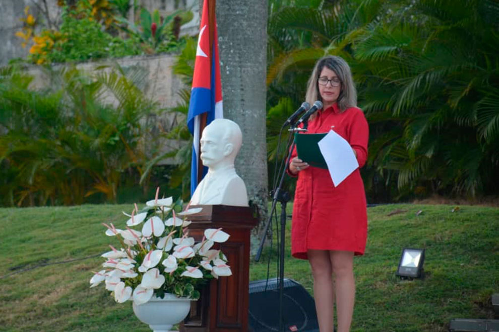 Dr. Naima Trujillo, ministra de Educación de Cuba.