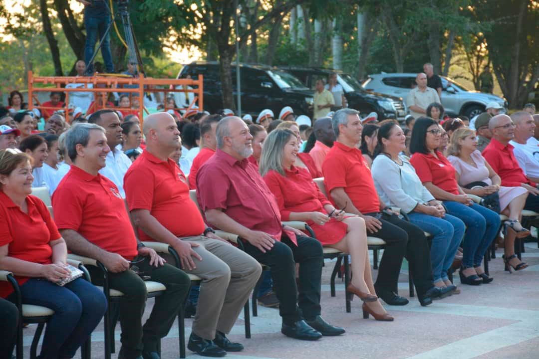 Presidencia del encuentro central de inicio del curso escolar 2024-2025.