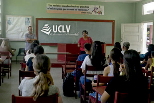 Aula de la Universidad Central «Marta Abreu» de Las Villas.