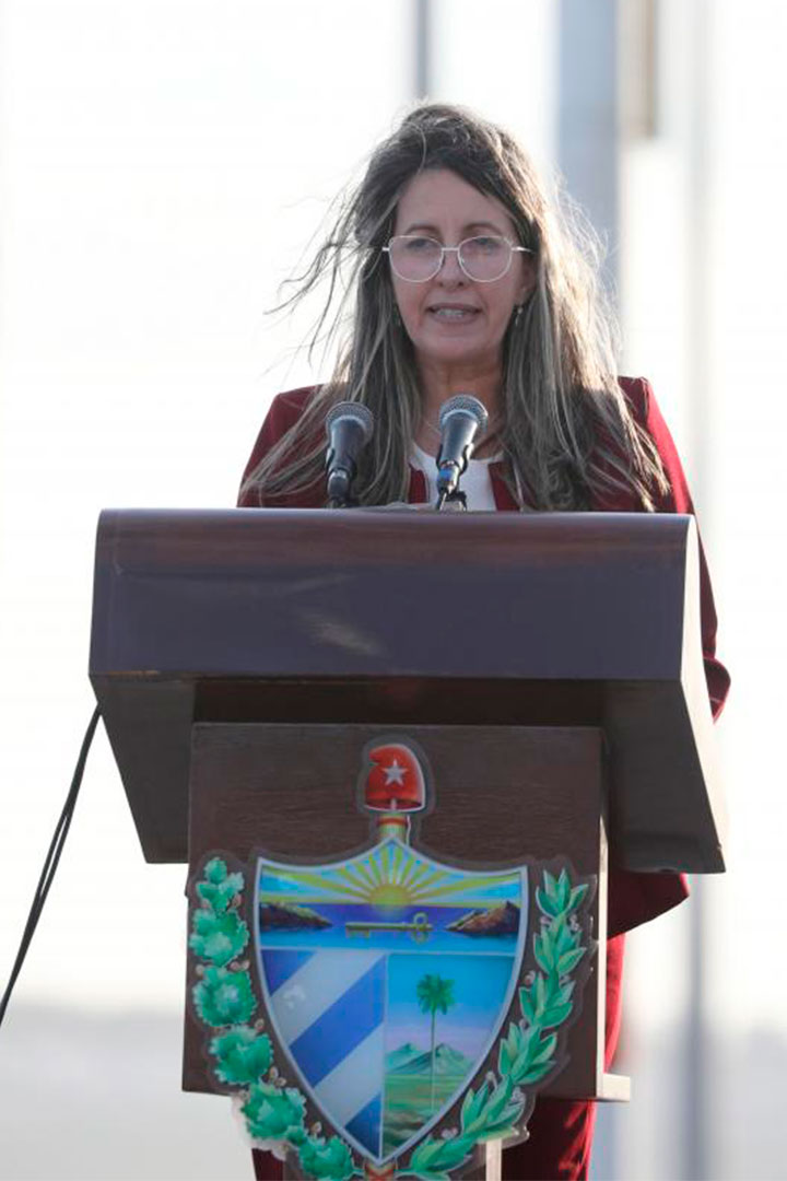 Naima Trujillo Barreto, ministra de Educación.