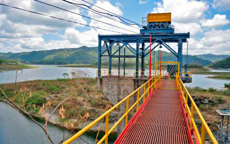 Hidroeléctrica Robustiano León, en Manicaragua, Villa Clara, Cuba.