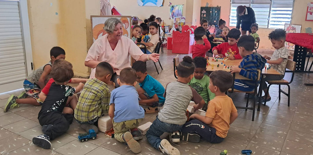 Belkis Aimée Fernández Mederos, trabajadora del círculo infantil Hermanos Díaz.