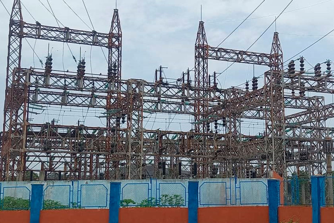 Subestación eléctrica en Villa Clara.
