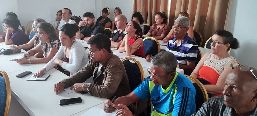 Participantes en el taller sobre Bancarización.