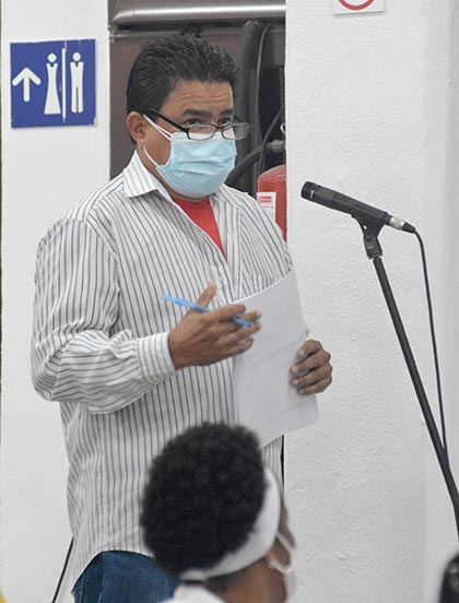 Omar Rodríguez, intendente de Sagua la Grande. Omar Rodríguez, intendente de Sagua la Grande.