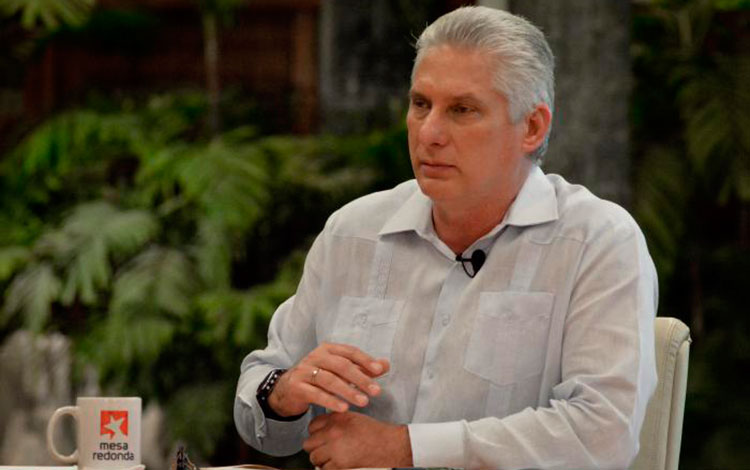 Miguel Díaz-Canel Bermúdez, presidente de la República de Cuba.