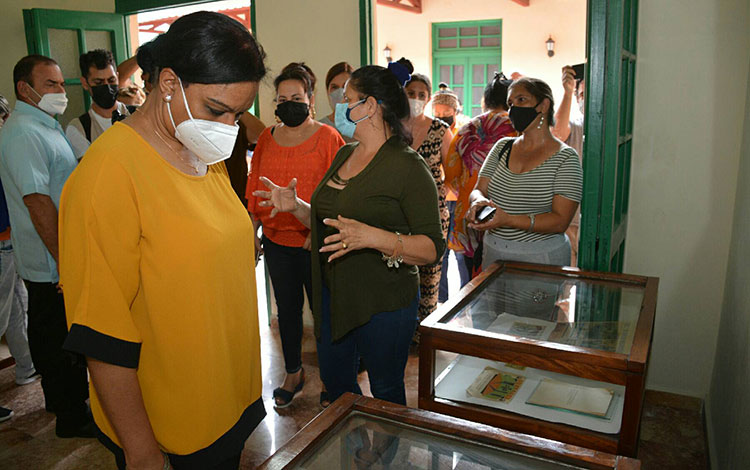 Vice primera ministra Inés Marí­a Chapman visita el Museo Municipal de Manicaragua.