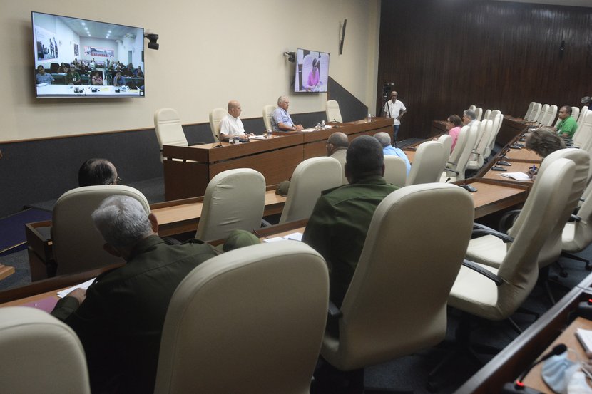 Reunión chequeo acciones recuperación de la zona industrial de Matanzas.