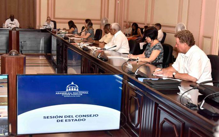 Reunión del Consejo de Estado.