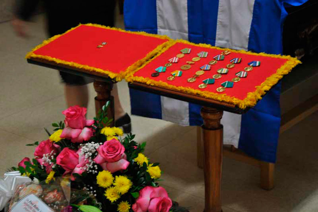 Medallas del revolucionario cubano Dr. José Miguel Miyar Barrueco.