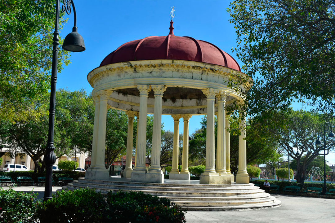 Glorieta del parque La Libertad, de Caibarién.