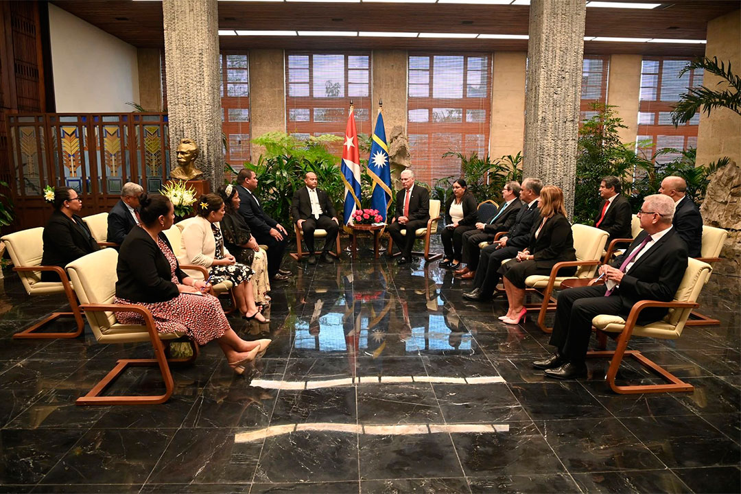 Delegaciones de Cuba y Nauru.