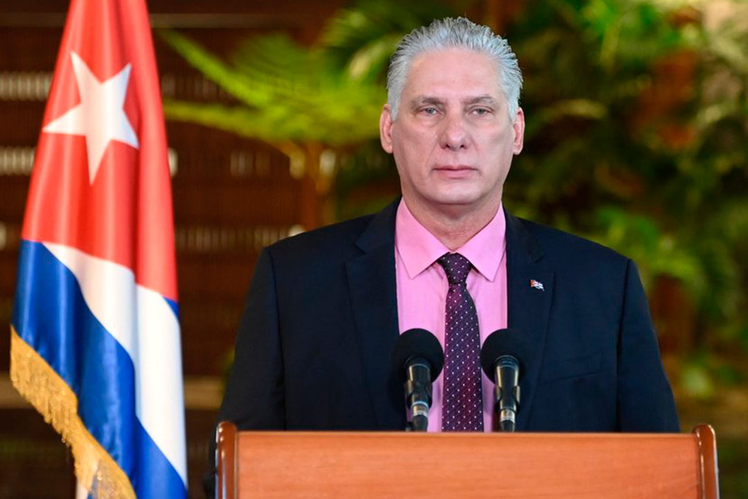 Presidente cubano en lectura del mensaje en la Convocatoria Global de la Cumbre del Futuro.