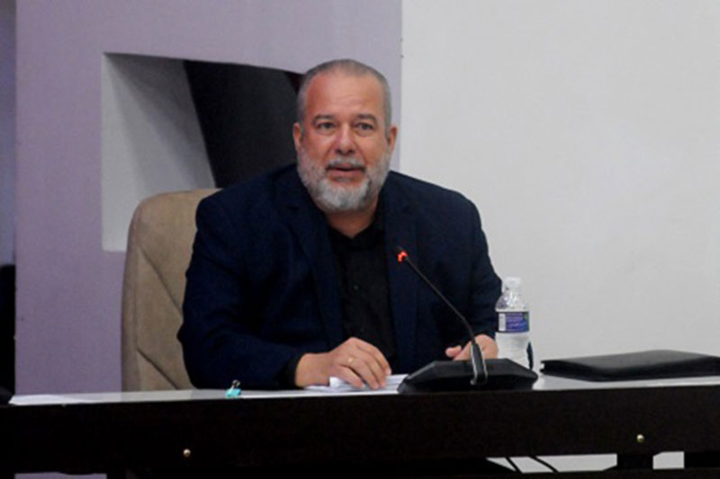 Manuel Marrero Cruz, primer ministro de Cuba.