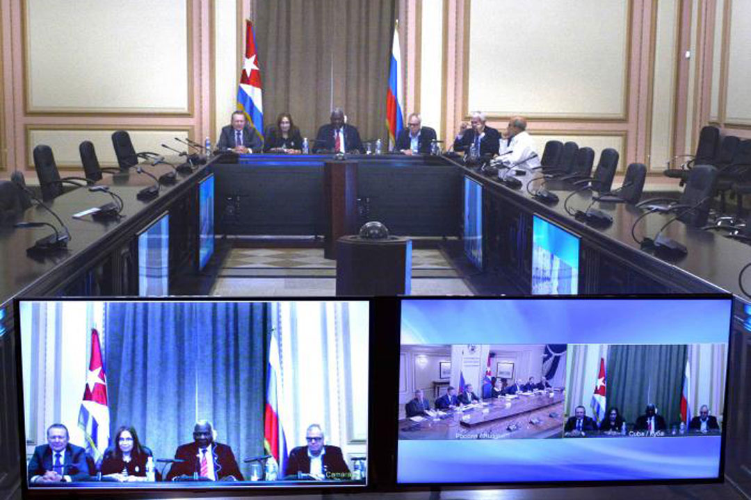 Encuentro virtual Cuba-Rusia