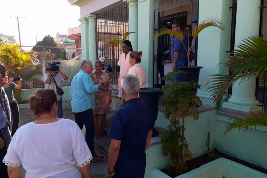 Recorrido de Miguel Díaz-Canel por La Habana.