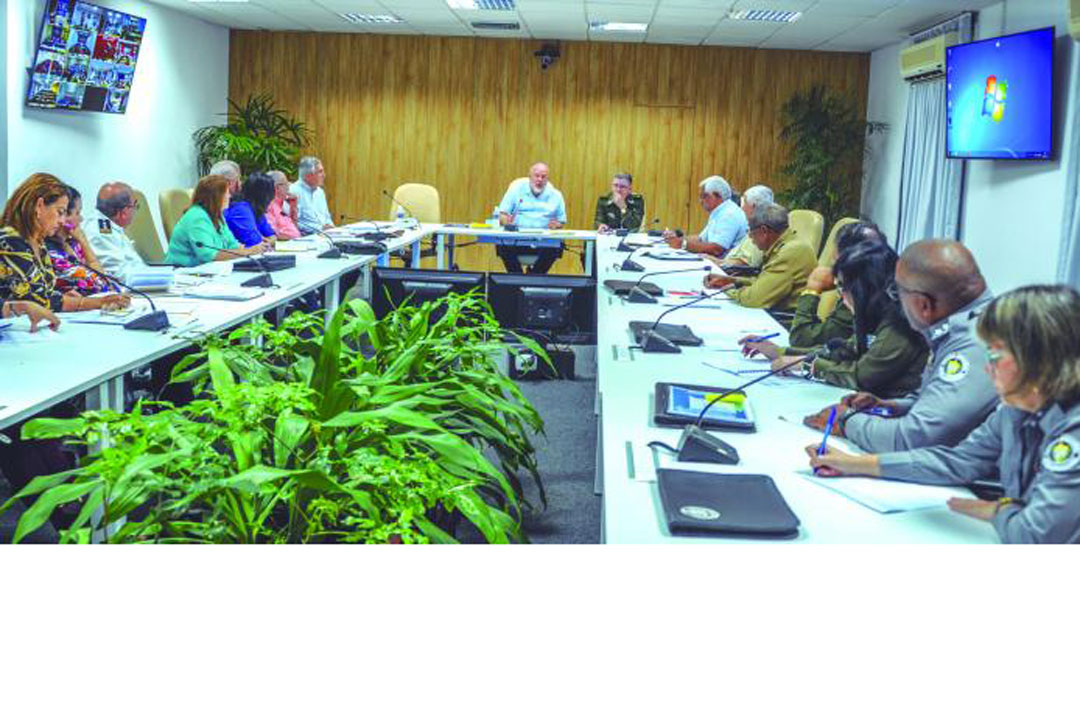 Reunión para la prevencion del trafico de drogas