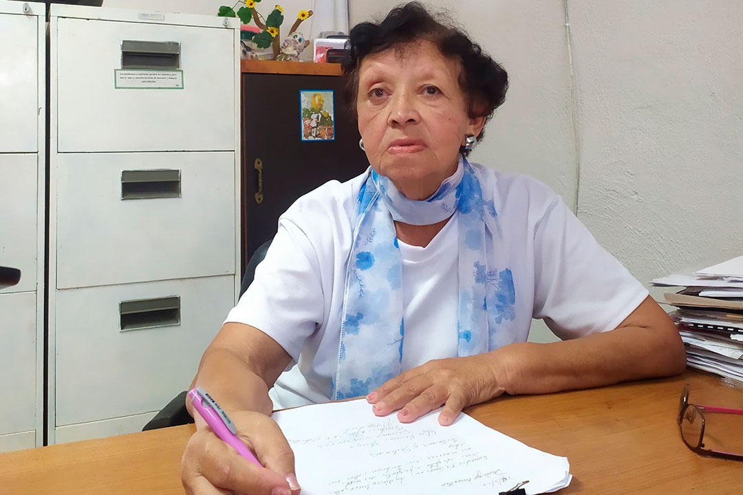 Dionisia Pérez Rodríguez, funcionaria del Departamento de Atención a la Población del Gobierno Provincial de Villa Clara.