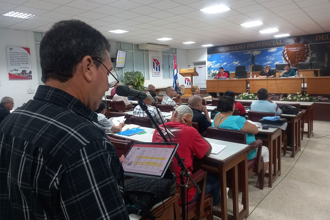Reunión del Consejo de Gobierno de Villa Clara.
