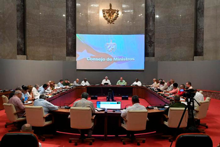 Reunión del Consejo de MInistros.