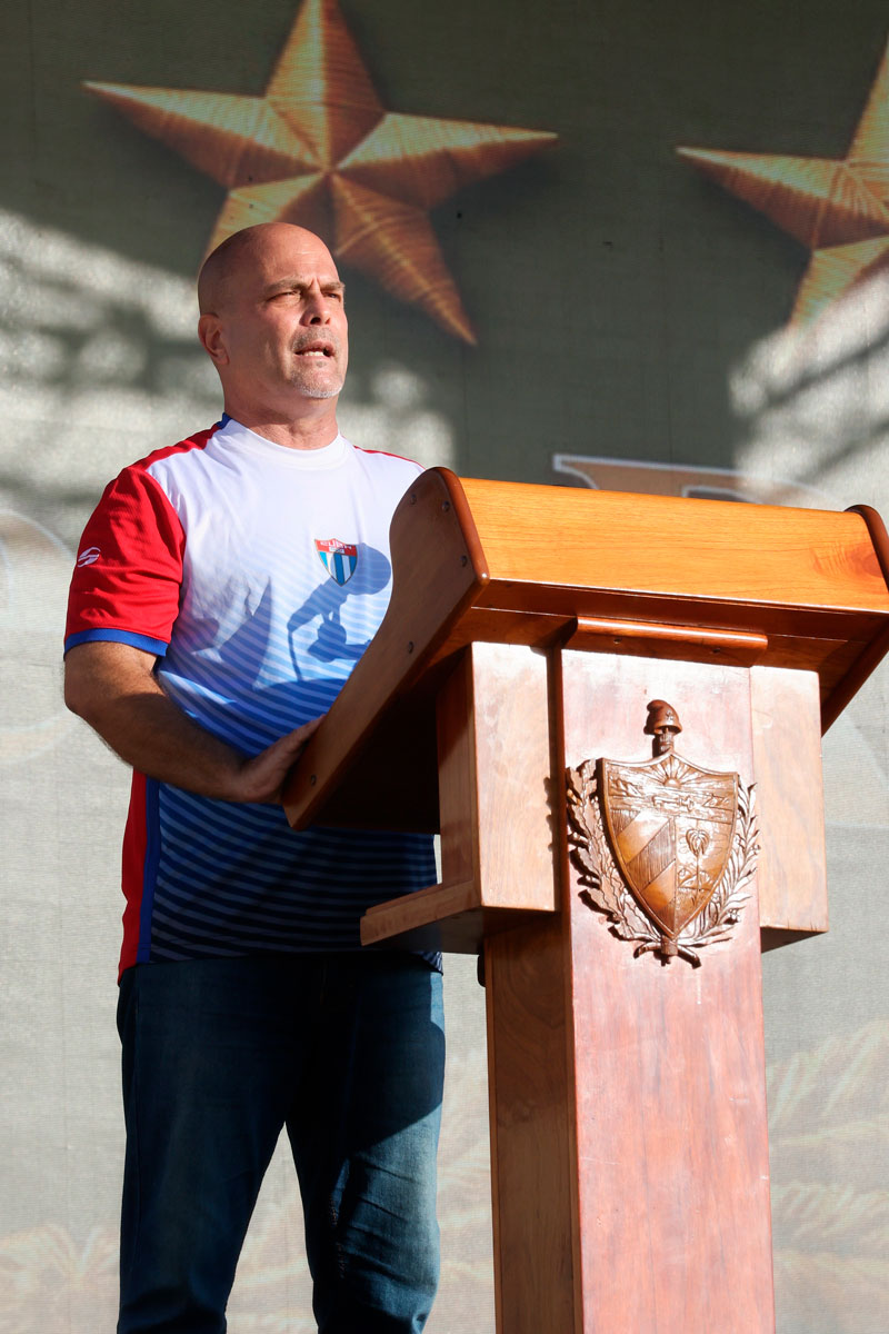 Gerardo Hernández Nordelo, coordinador nacional de los CDR.