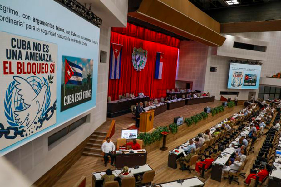 Intervención de Manuel Marrero en la Asamblea Nacional.