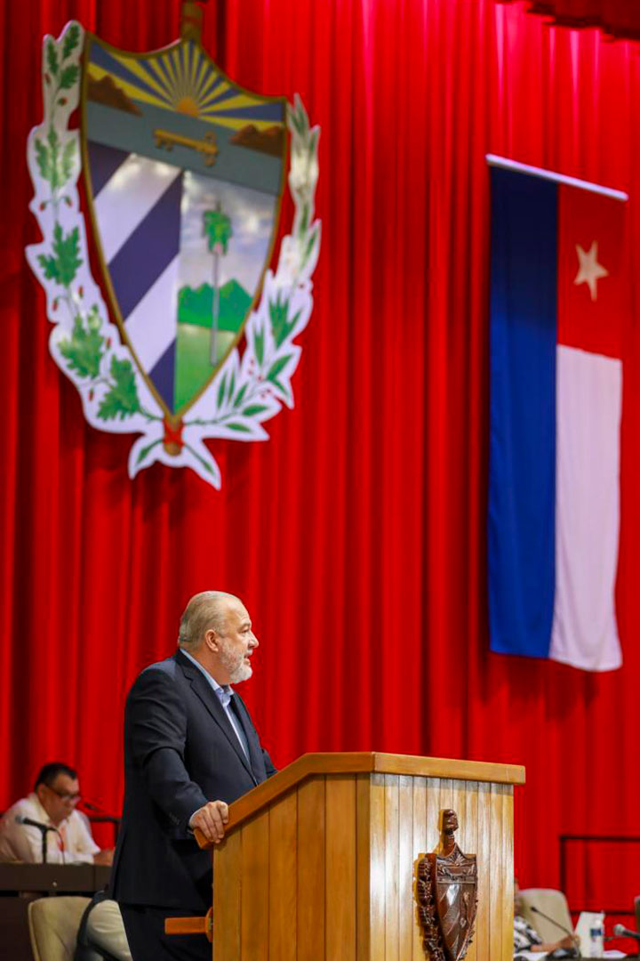 Intervención de Manuel Marrero en la Asamblea Nacional.