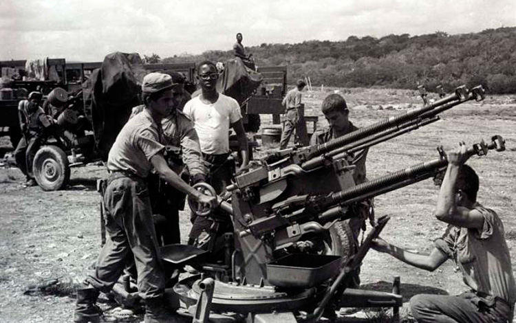 Las cuatrobocas fueron manejadas por combatientes muy jóvenes. (Foto: Fidel, soldado de las ideas)