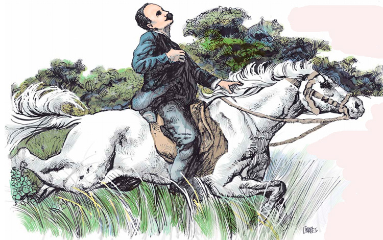 Caída en combate de José Martí en Dos Ríos