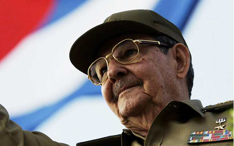 Raúl Castro Ruz ex primer secretario del Partido Comunista de Cuba y expresidente de Cuba.